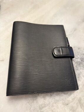 Louis Vuitton Textured Leather Organizer Notebook